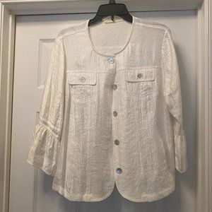 Dressy Lightweight Creme Jacket